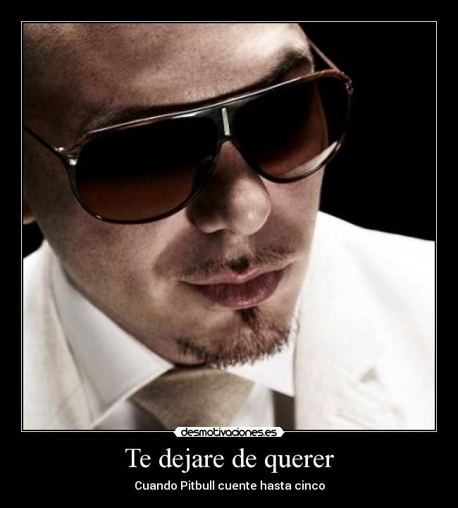 Te dejare de querer -