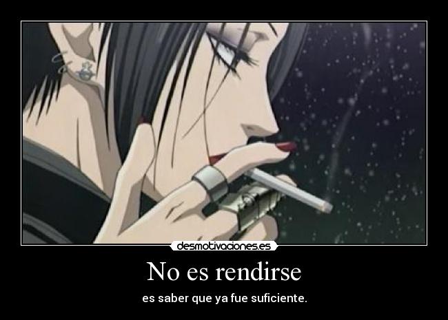 No es rendirse -