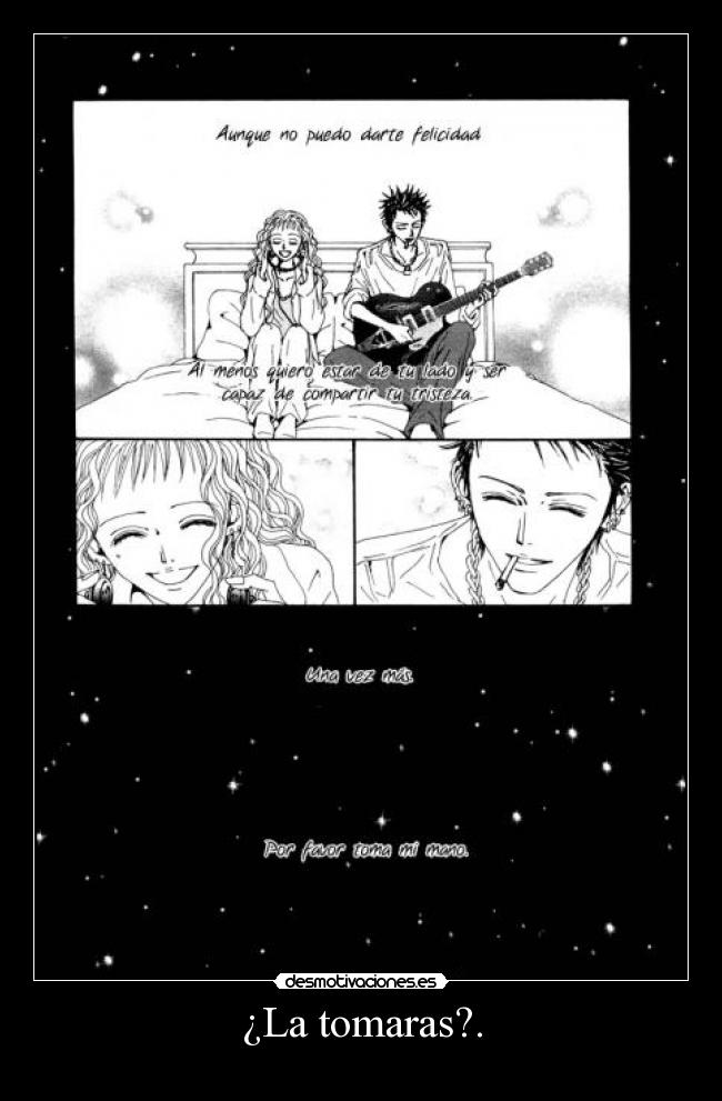¿La tomaras?. -