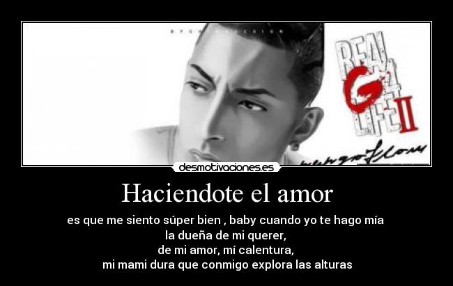 Haciendote el amor - 