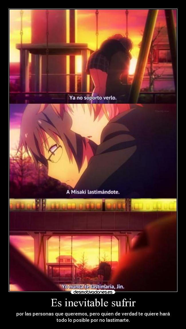 Es inevitable sufrir -