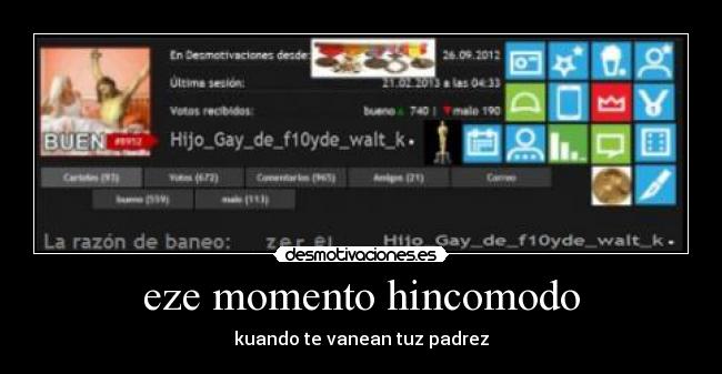 eze momento hincomodo -