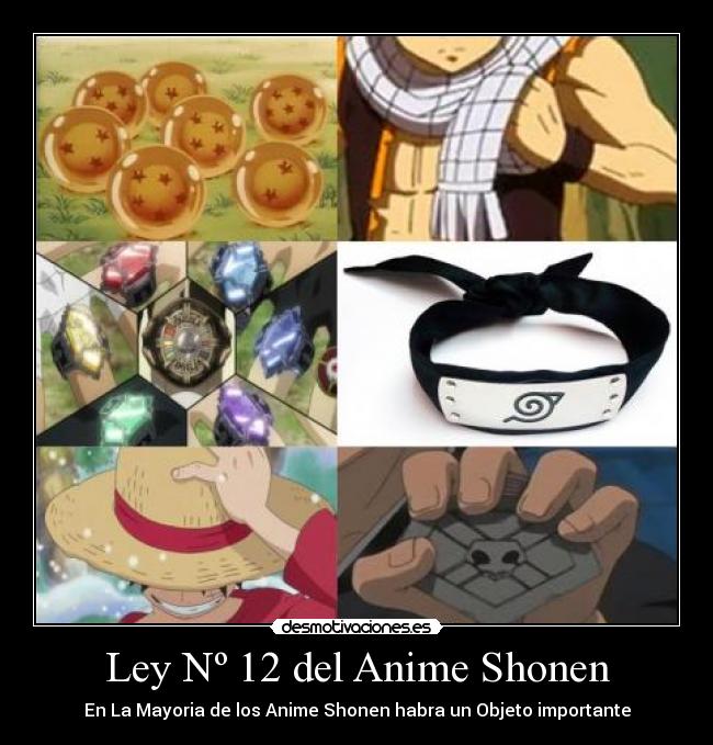 Ley Nº 12 del Anime Shonen -