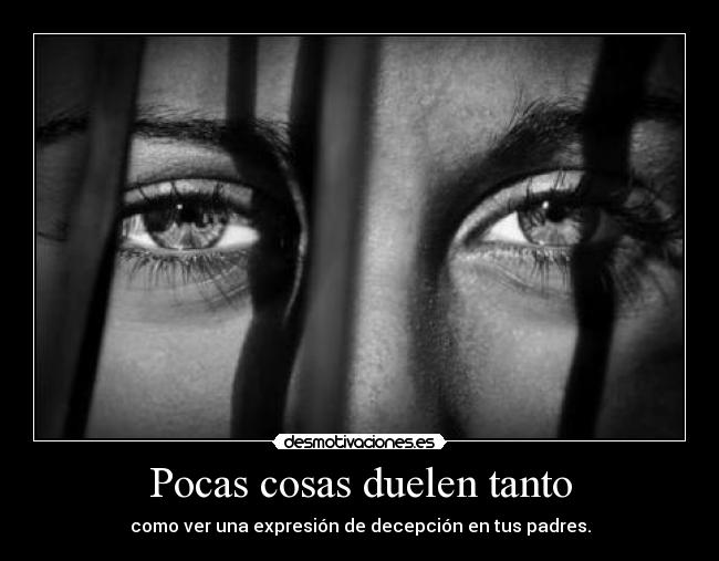 Pocas cosas duelen tanto -