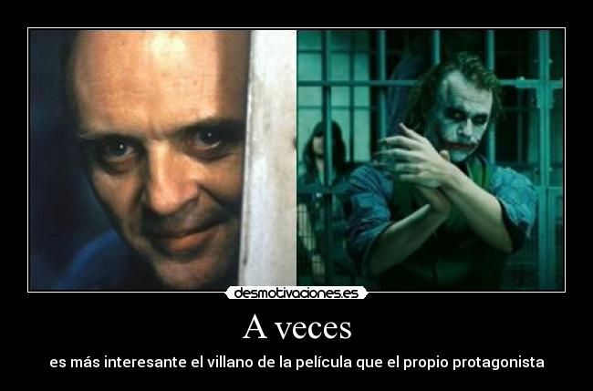 carteles hannibal anthony hopkins joker heath ledger desmotivaciones