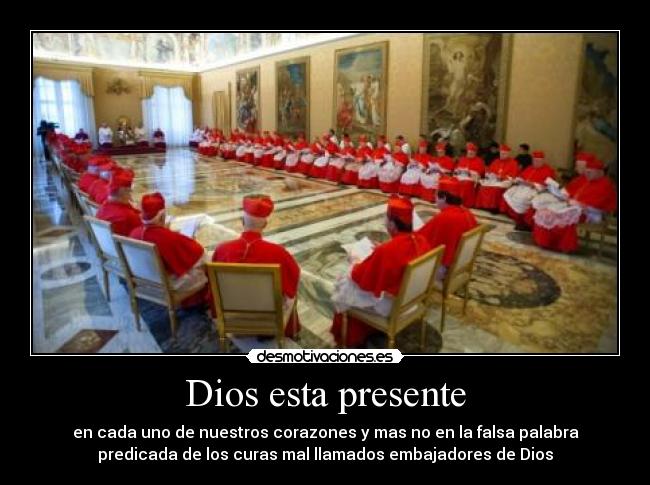 Dios esta presente -