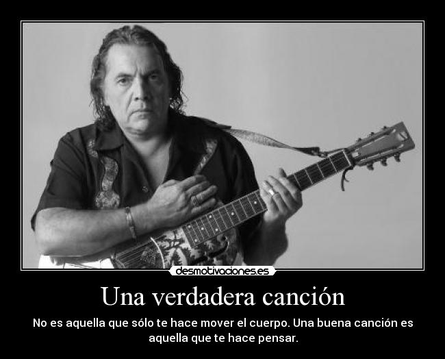 Una verdadera canción -