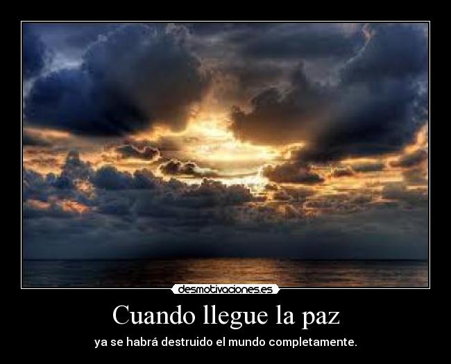 Cuando llegue la paz - 