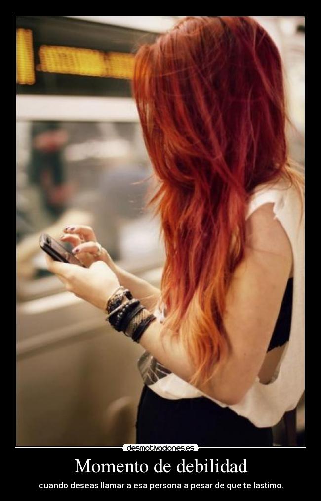Momento de debilidad -
