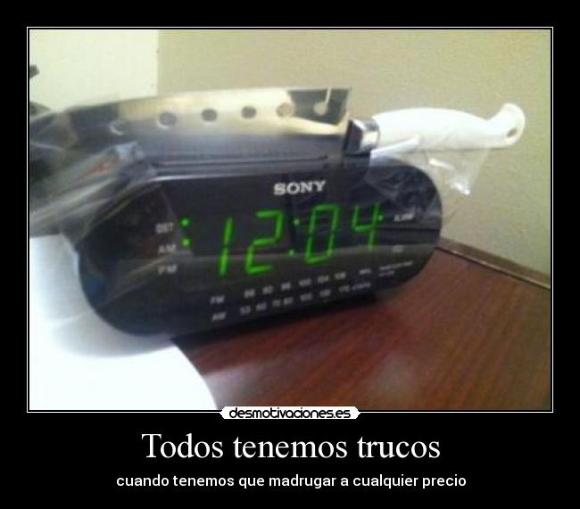 Todos tenemos trucos -