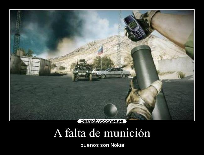 A falta de munición - 
