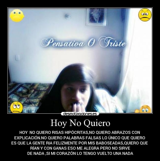 Hoy No Quiero -