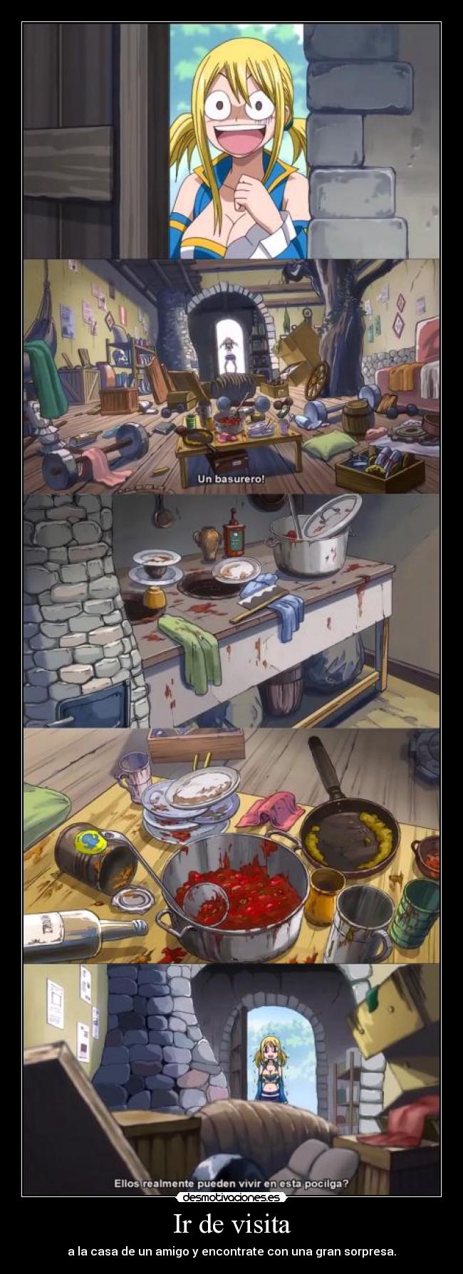 Ir de visita - a la casa de un amigo y encontrate con una gran sorpresa.