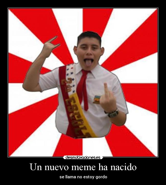 Un nuevo meme ha nacido - se llama no estoy gordo