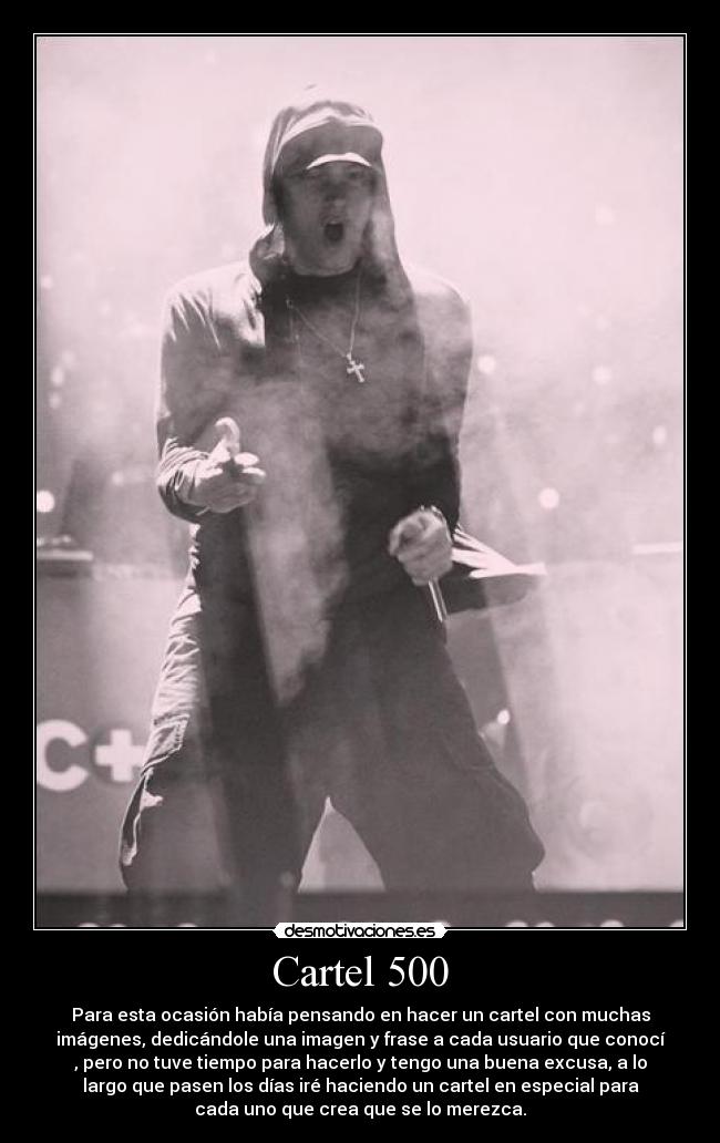 carteles dooby eminem gracias todo mundo que alguna vez voto desmotivaciones