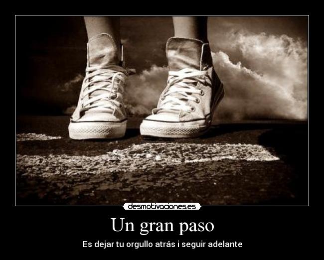Un gran paso -