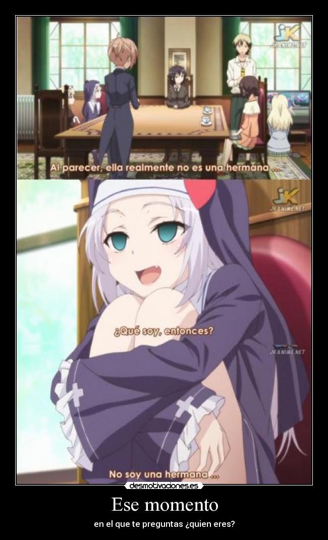 carteles anime shinigamisempai boku tomodachi sukunai next ese momento que preguntas quien ere desmotivaciones