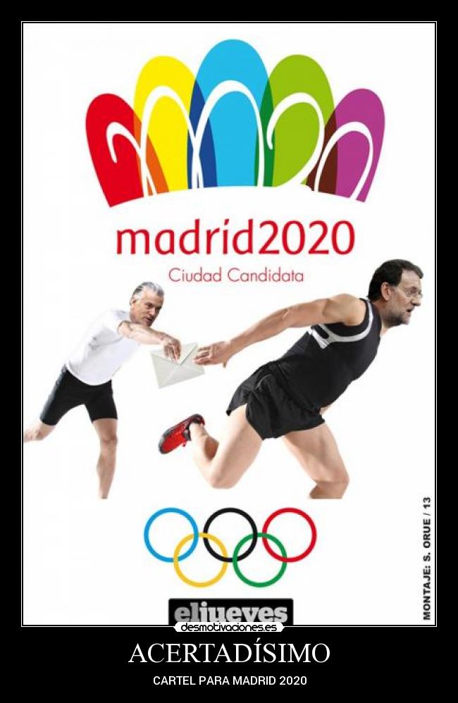 ACERTADÍSIMO - CARTEL PARA MADRID 2020