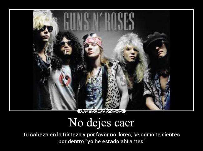 No dejes caer -