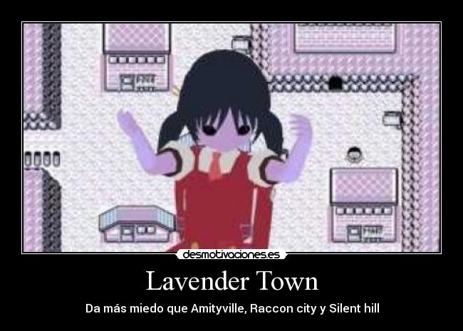 Lavender Town - Da más miedo que Amityville, Raccon city y Silent hill