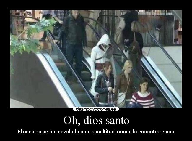 Oh, dios santo - El asesino se ha mezclado con la multitud, nunca lo encontraremos.