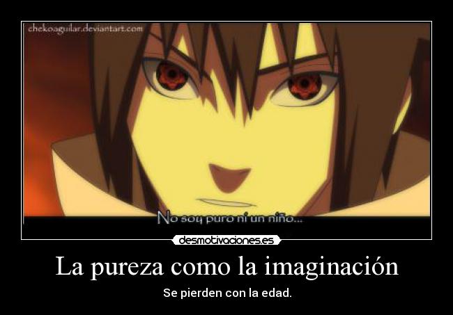 La pureza como la imaginación -