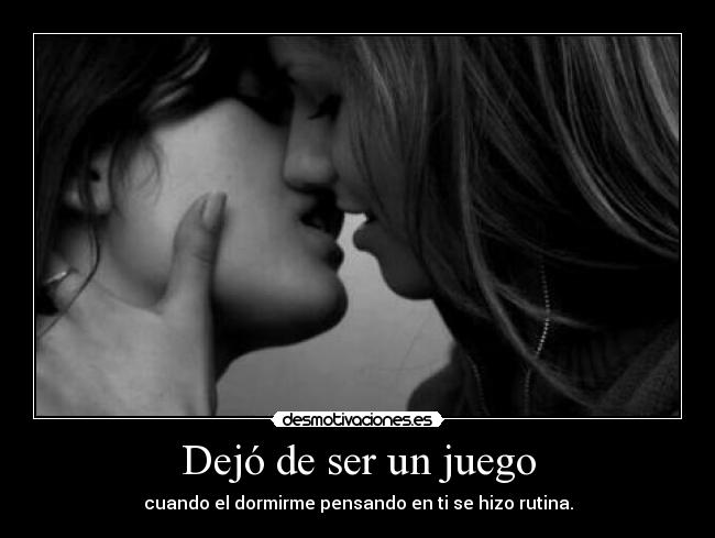 Dejó de ser un juego - 