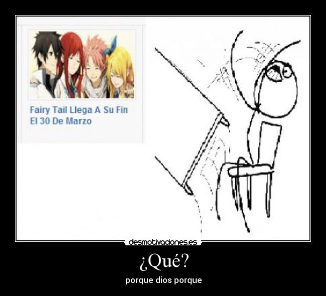 ¿Qué? - porque dios porque