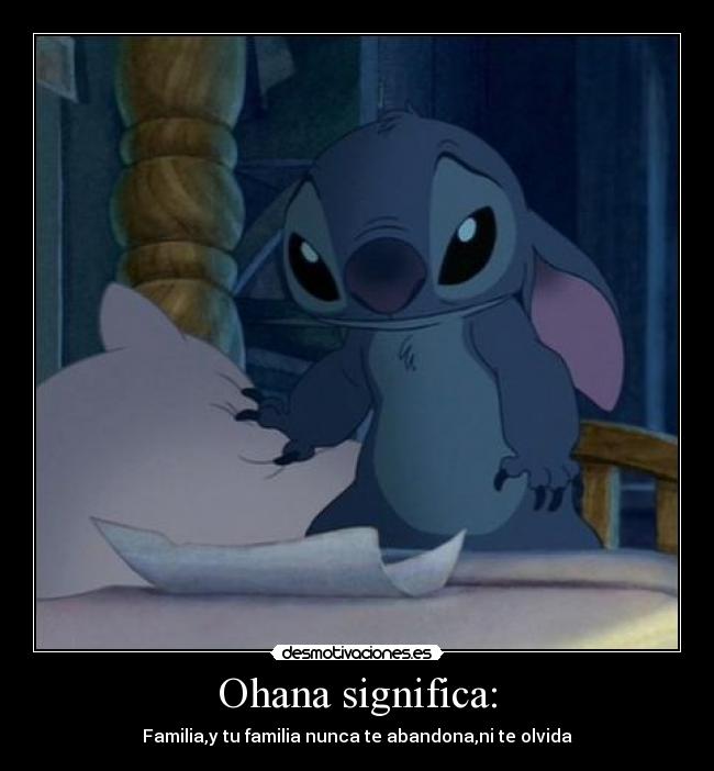 Ohana significa: -