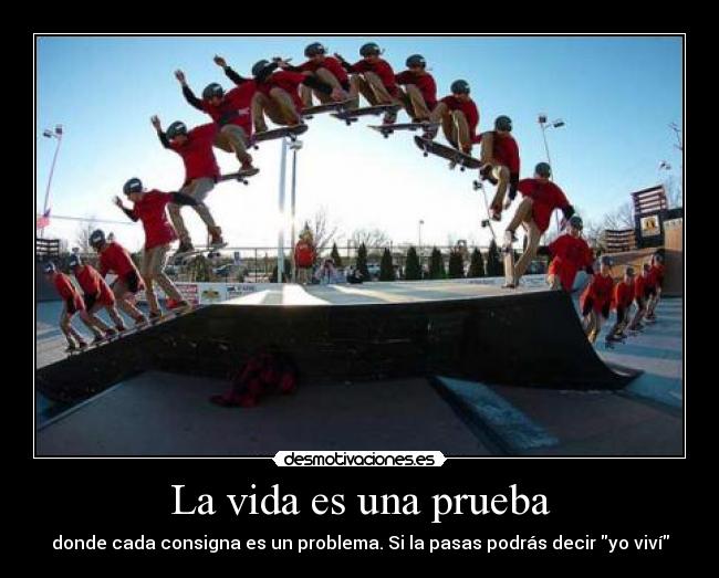 carteles vida vida una prueba desmotivaciones