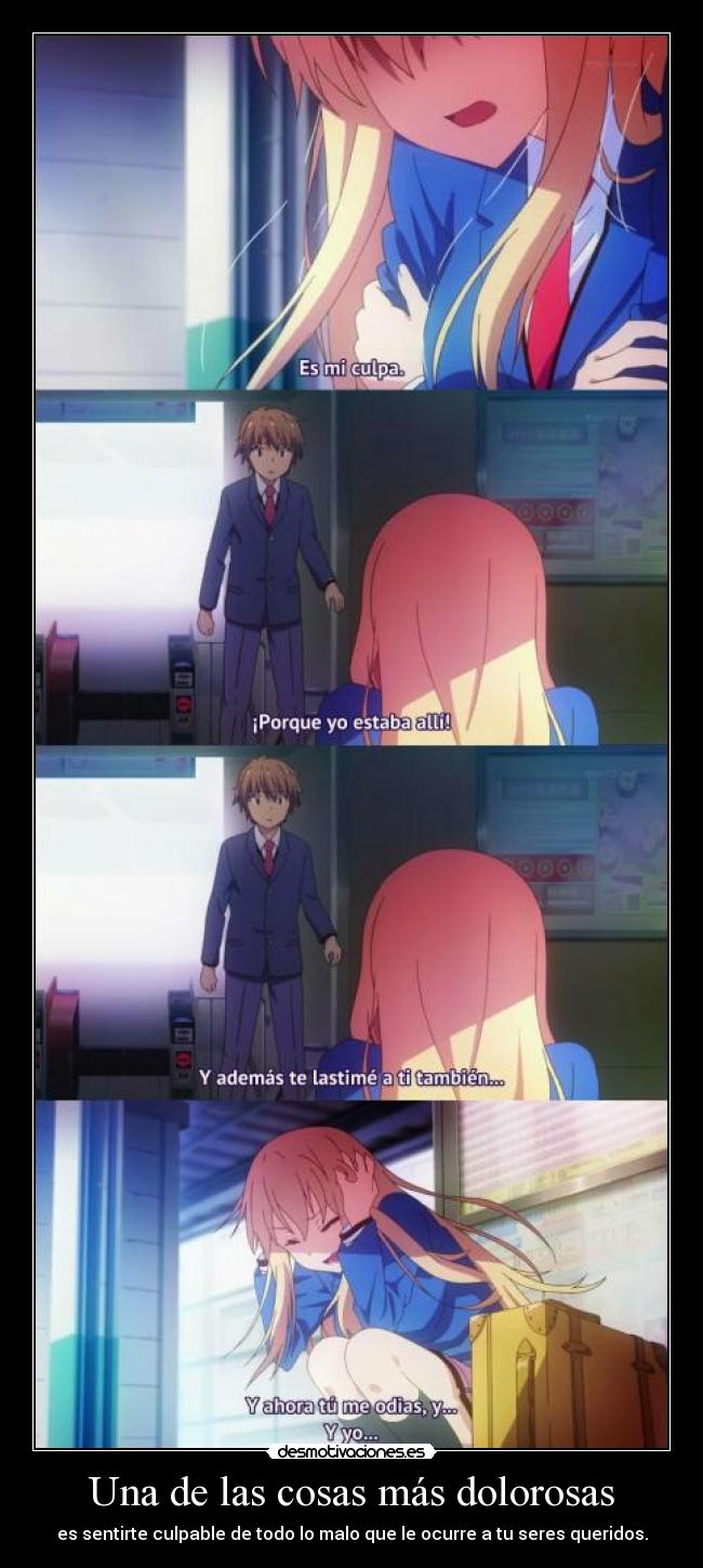 Una de las cosas más dolorosas -
