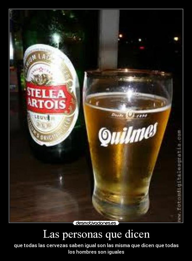 Las personas que dicen - 