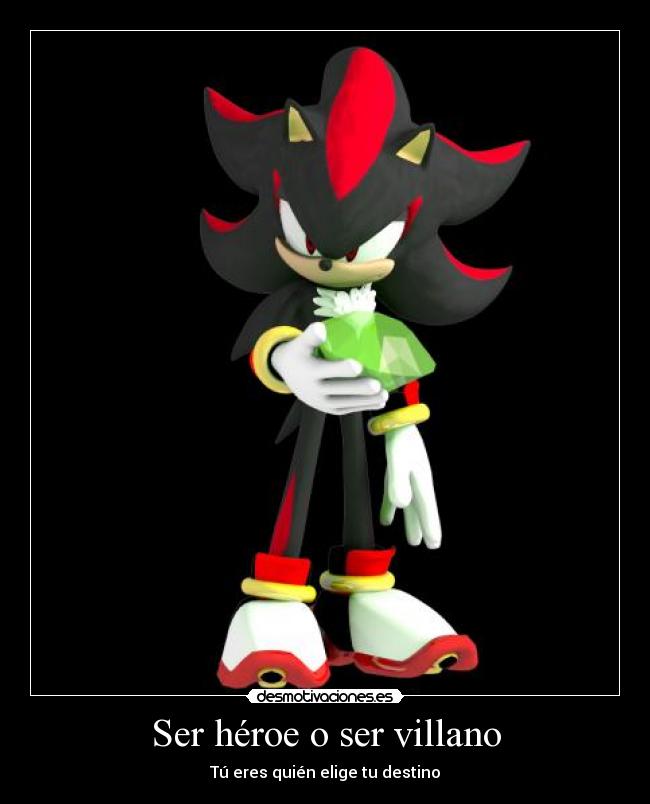 Ser héroe o ser villano -
