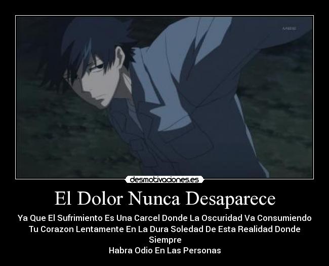 El Dolor Nunca Desaparece -