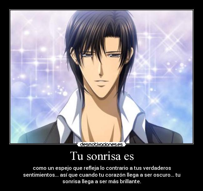 carteles sonrisa desmotivaciones anime skip beat desmotivaciones