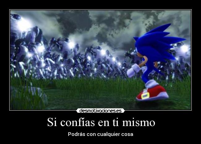 carteles sonic robots desmotivaciones