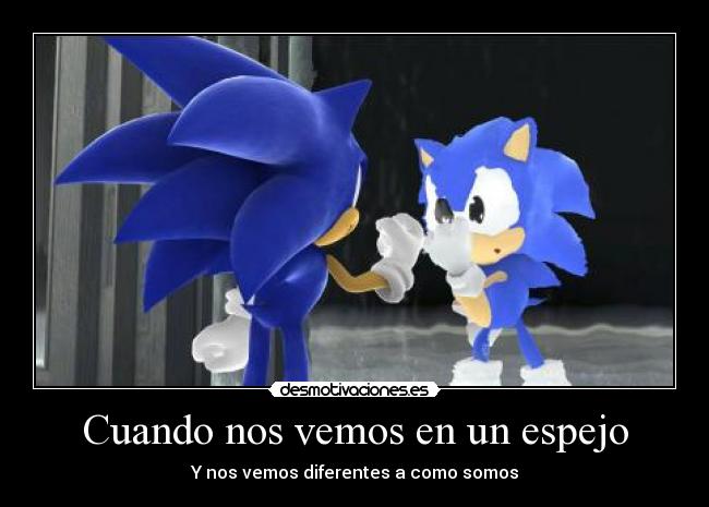 Cuando nos vemos en un espejo -