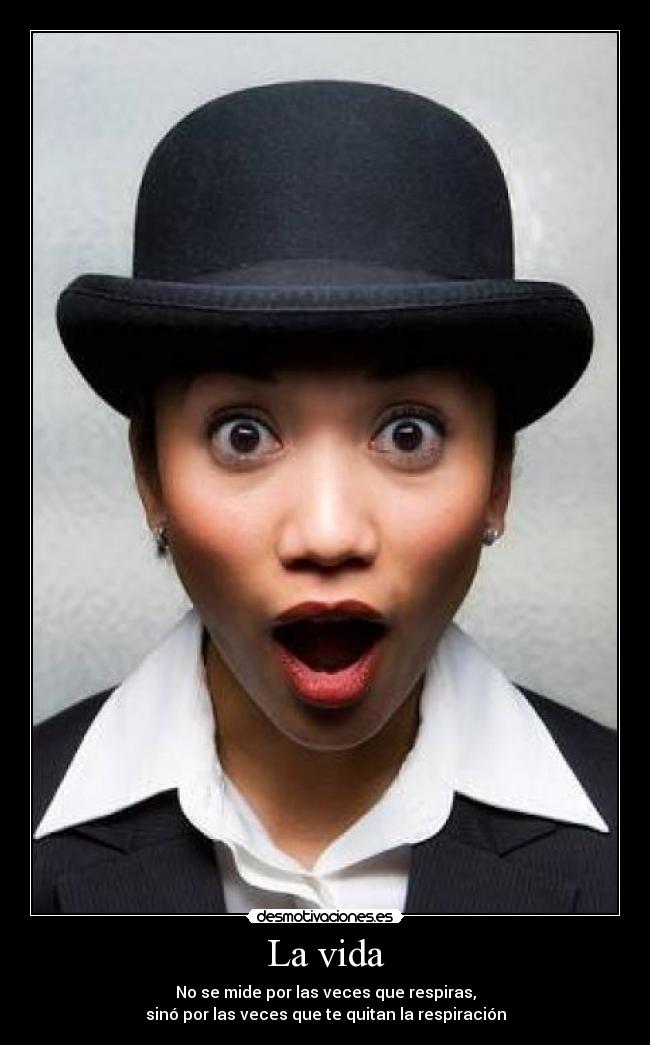 carteles vida vida respiracion desmotivaciones