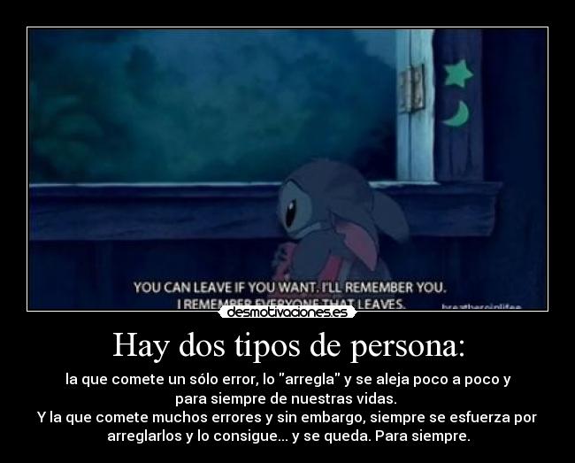 carteles stitch personas errores desmotivaciones