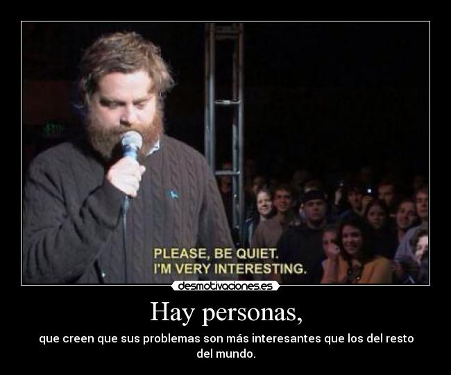 Hay personas, - 