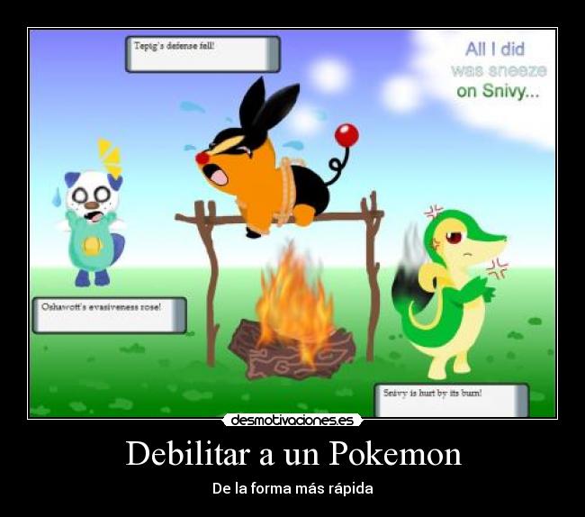Debilitar a un Pokemon - De la forma más rápida