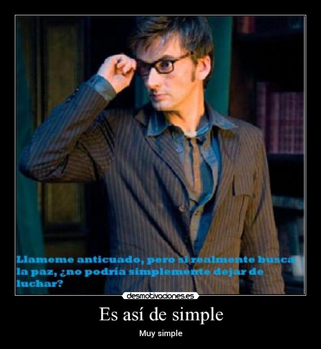 Es así de simple - Muy simple