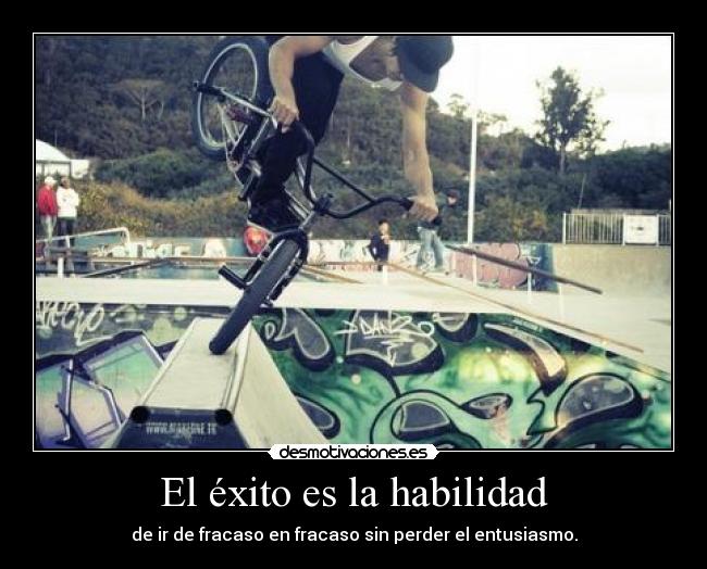 El éxito es la habilidad -