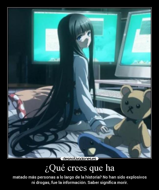 ¿Qué crees que ha -