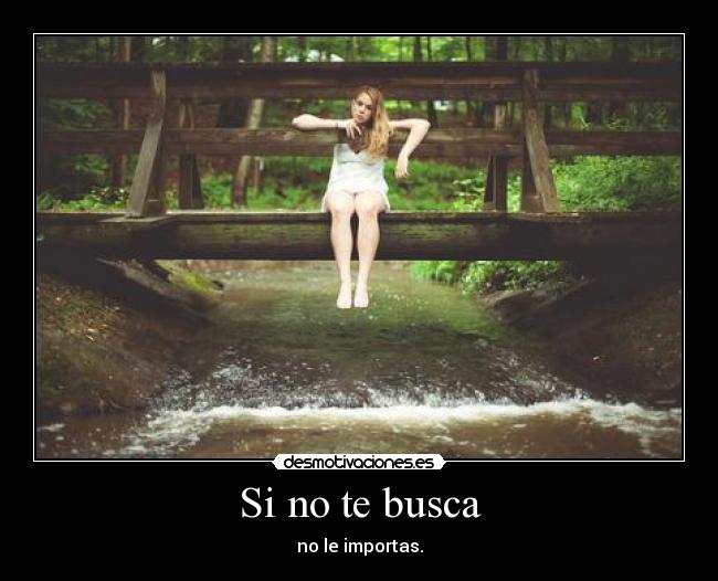 Si no te busca -