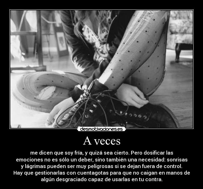 A veces -