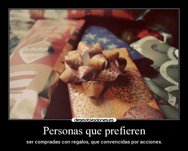 Personas que prefieren -