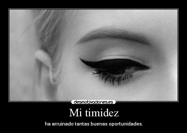 Mi timidez - 