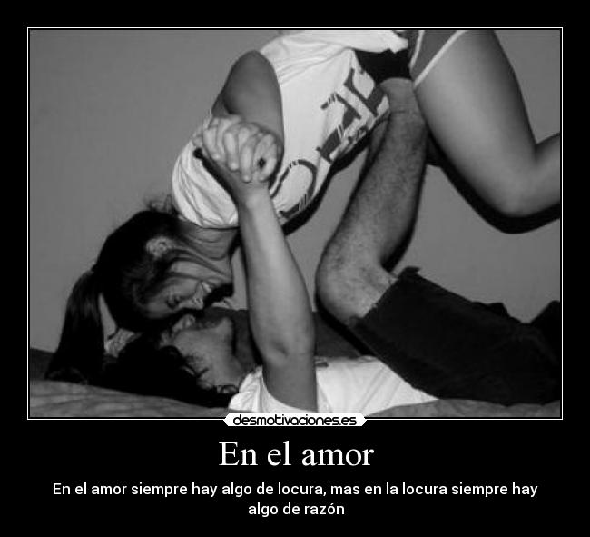 En el amor -