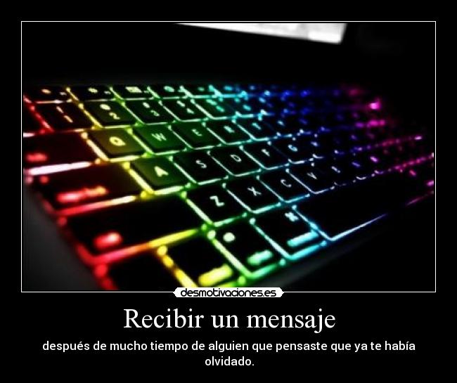 Recibir un mensaje -